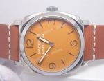 Replica Panerai Radiomir BREVETTATO  Orange Face Brown leather strap